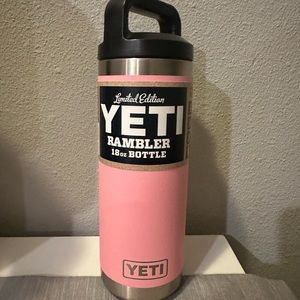 NWT Yeti Limited Edition Pink Original 2017 18oz Bottle